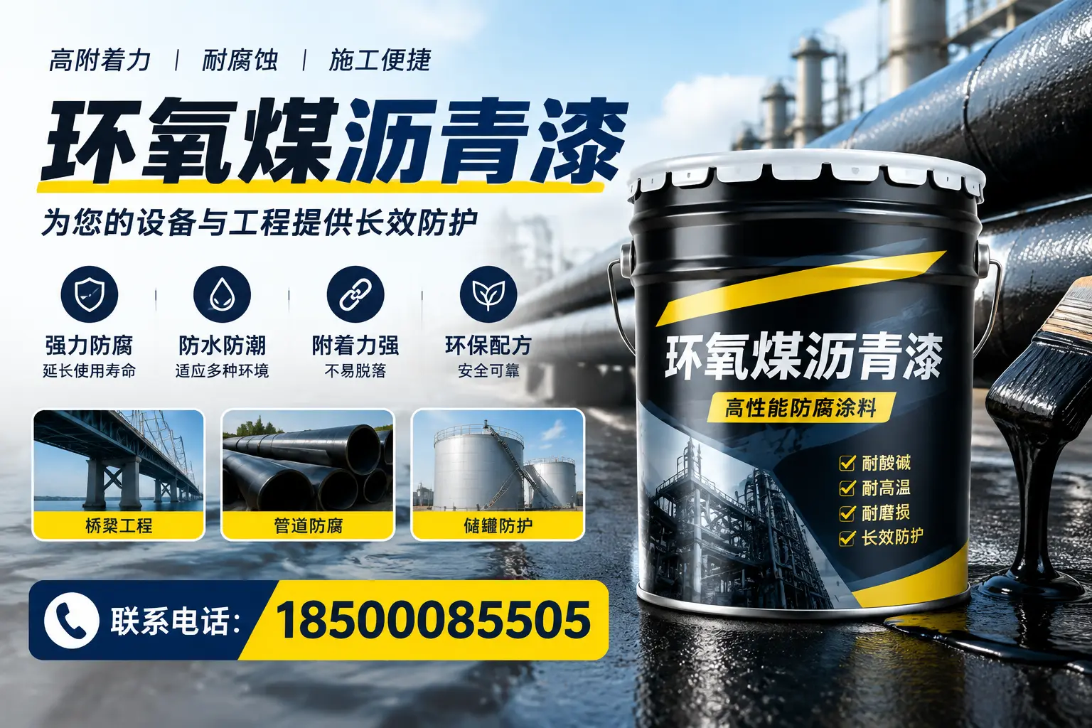 环氧煤沥青漆与其他涂料的对比分析，助力北京企业决策